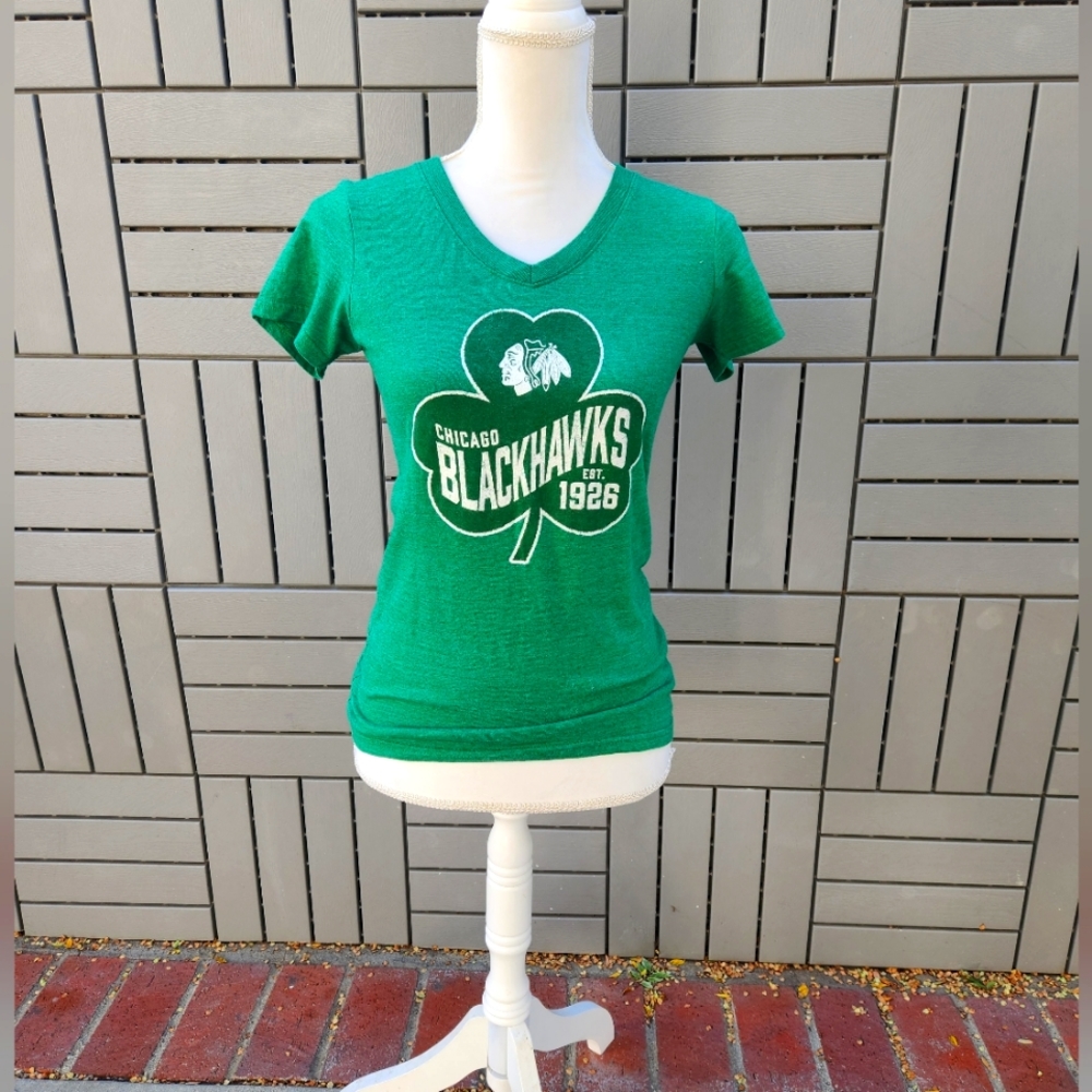 Blackhawks NHL St. Patrick's special release shirt